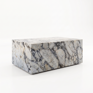 Menekşe Küp Mermer Orta Sehpa-Orta Sehpa-Adomar Marble-NowShopFun
