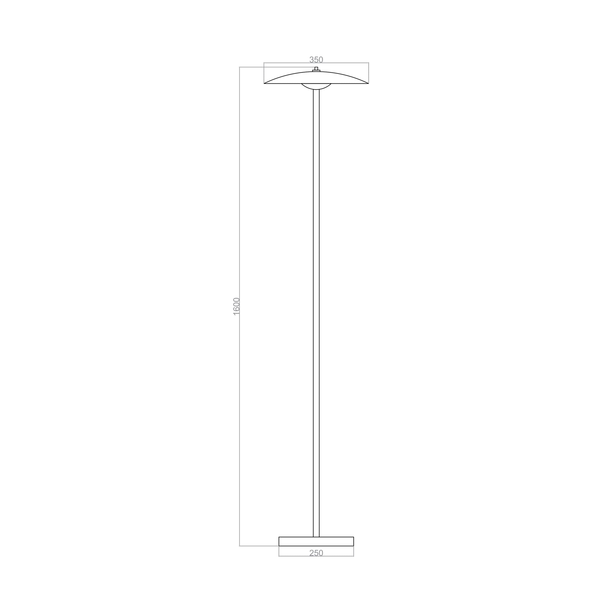Hidden Led Lambader Endirekt 160 Cm