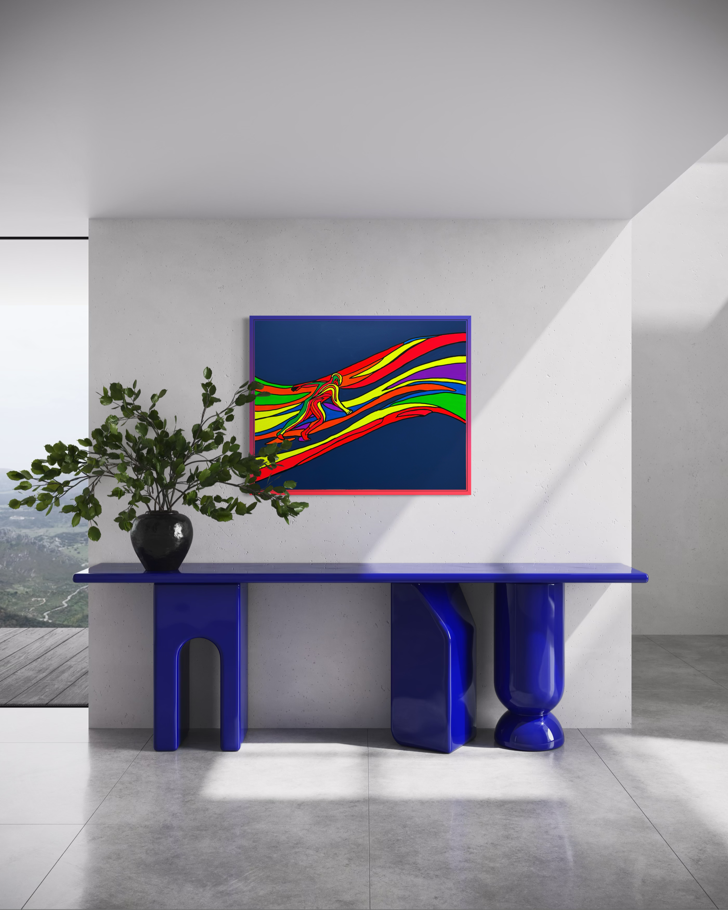 Hold The Flow Tablo | 80x100 Cm