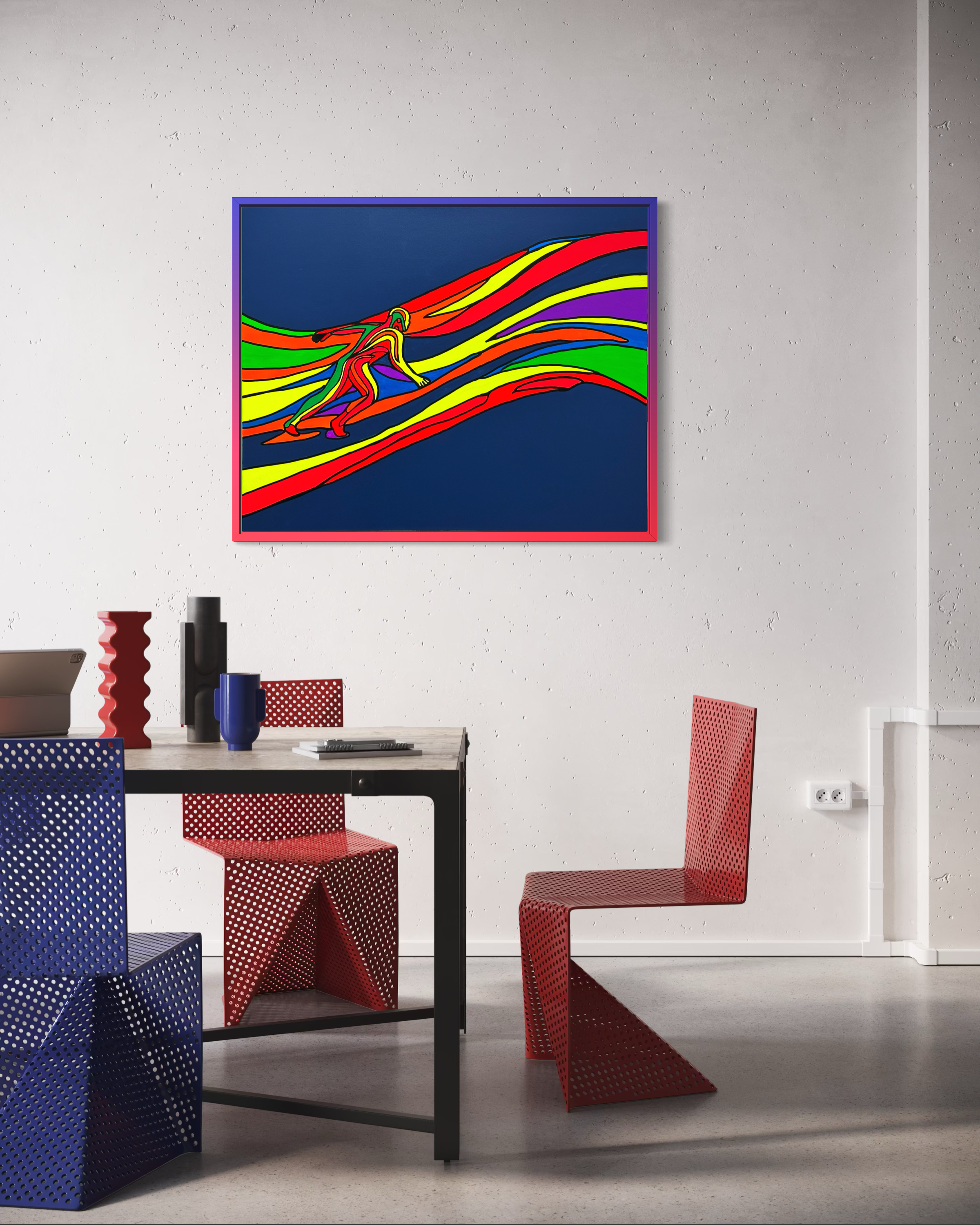 Hold The Flow Tablo | 80x100 Cm