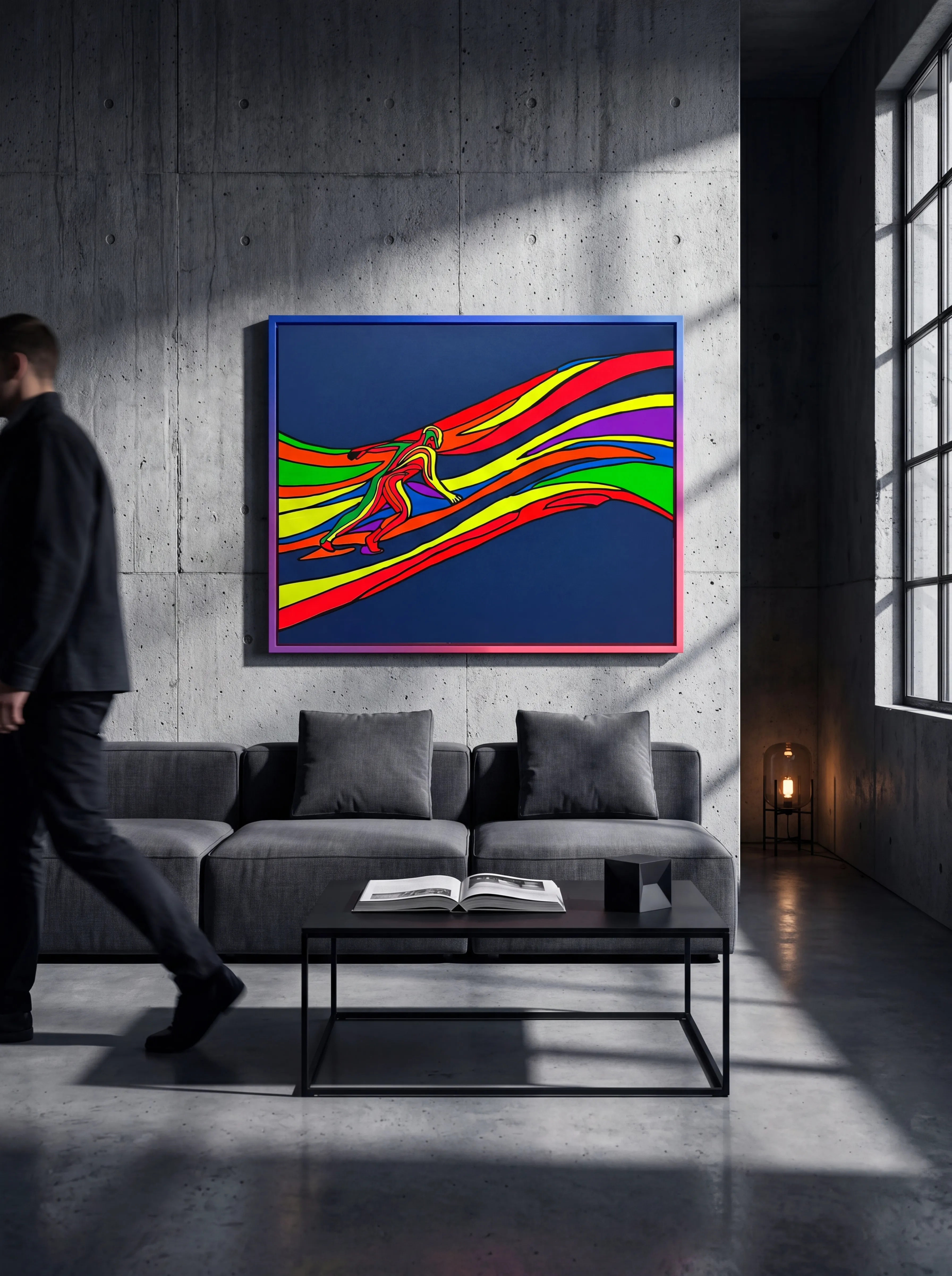 Hold The Flow Tablo | 80x100 Cm