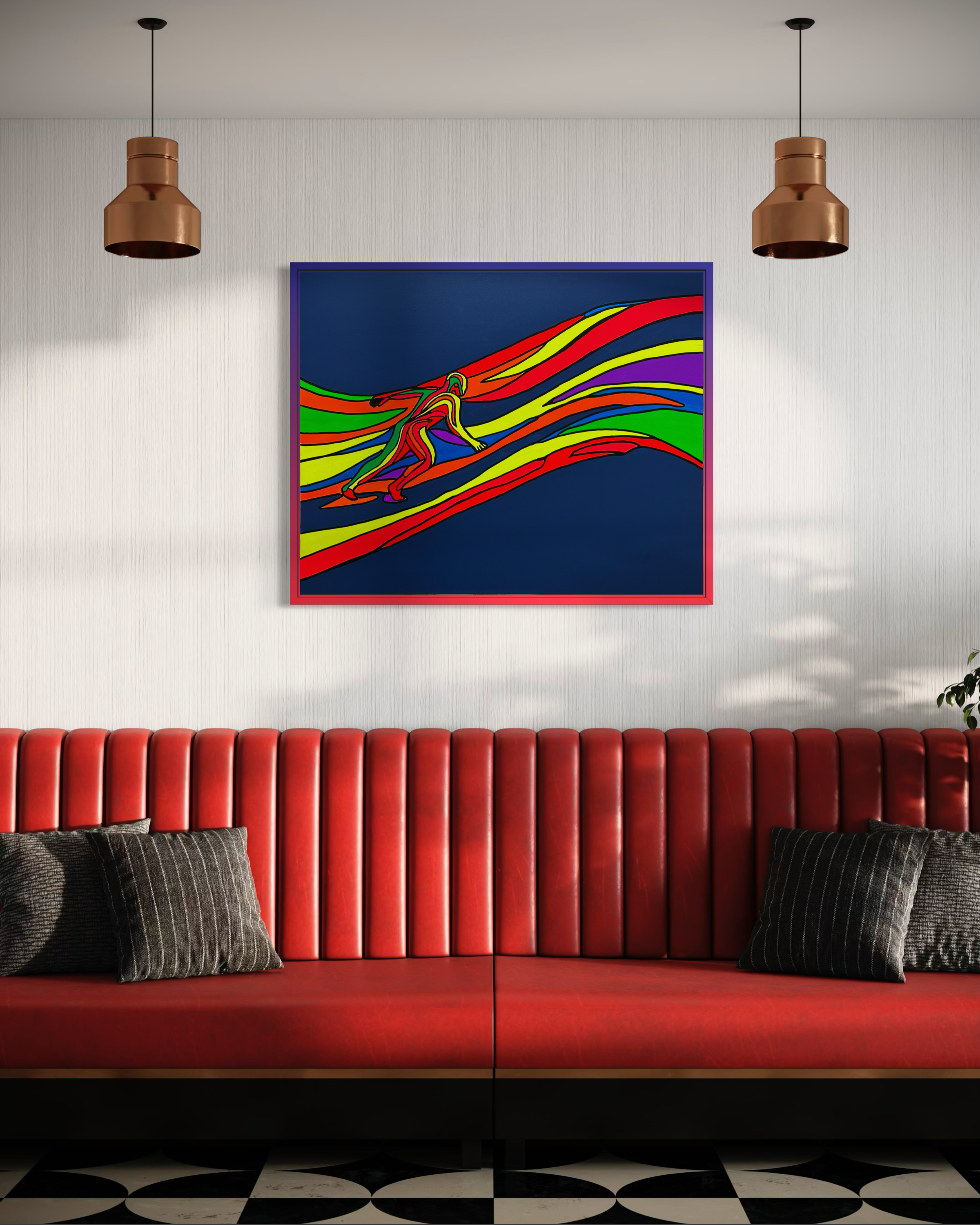 Hold The Flow Tablo | 80x100 Cm