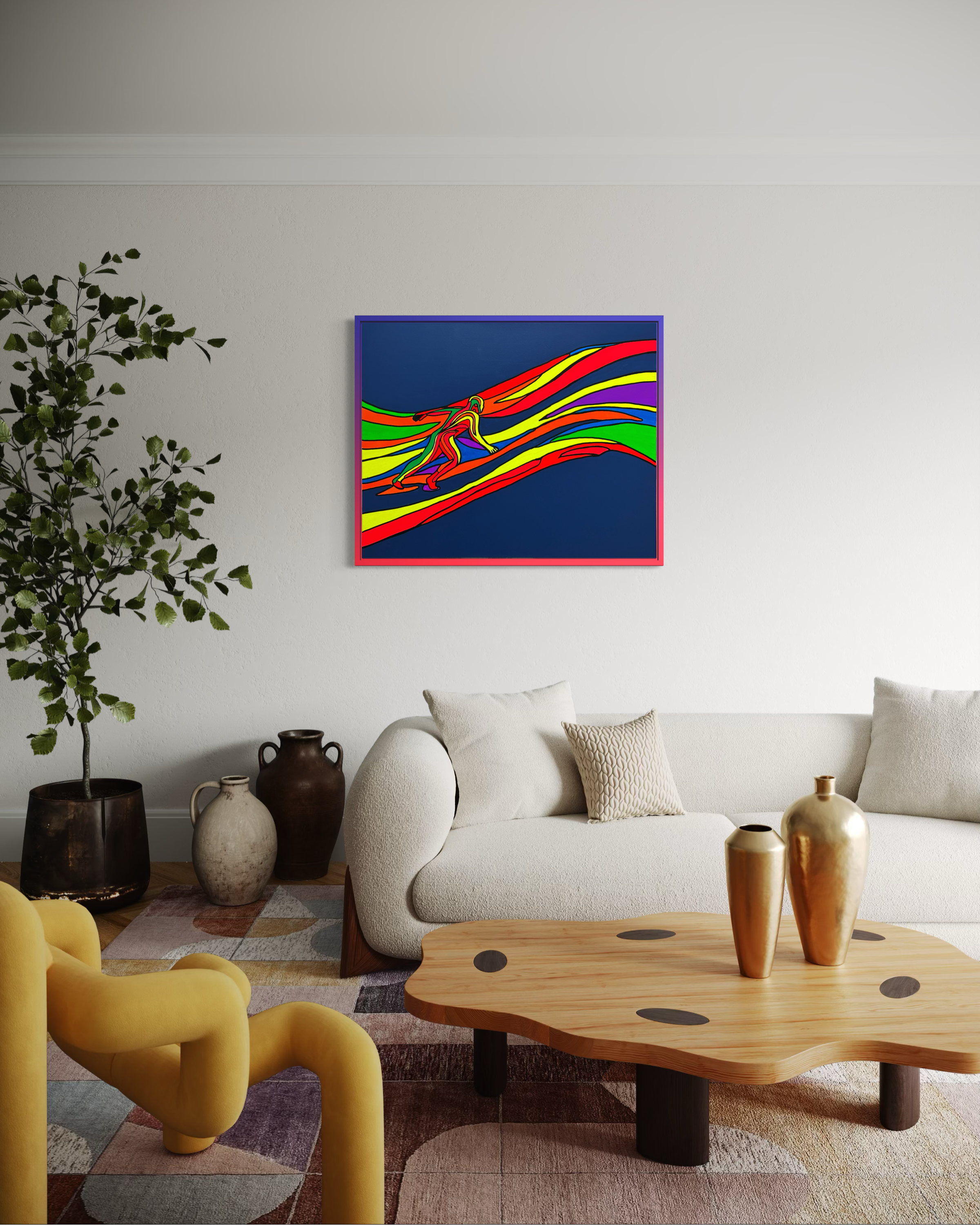 Hold The Flow Tablo | 80x100 Cm