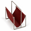 Holly Magazine Rack – Deri ve Metal Dergilik