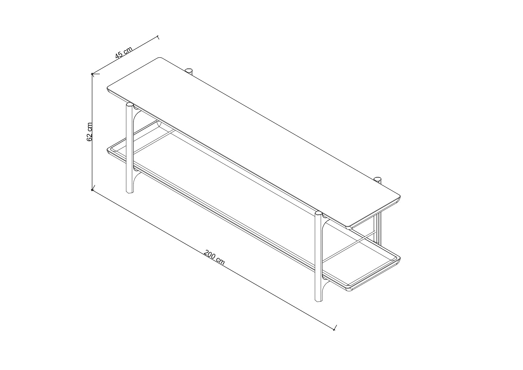 Homeland TV Unit, Oak