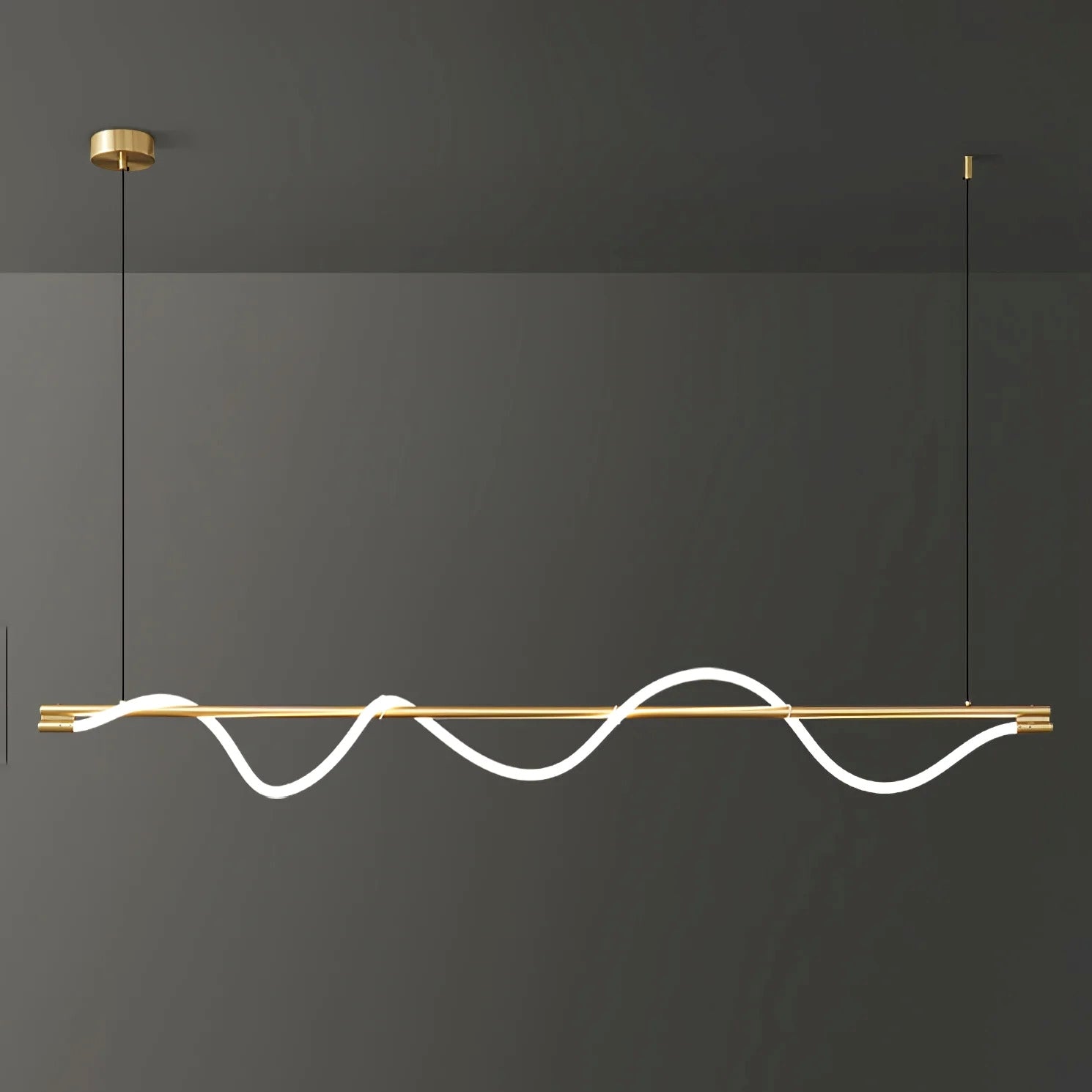 Hortum Tavan Aydınlatması-Avize-Rose Lighting-Yemek Masası Avizesi-NowShopFun