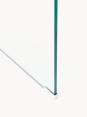 Club Cam Çalışma Masası Modern Minimalist 125cm Şeffaf Tasarım
