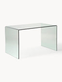 Club Cam Çalışma Masası Modern Minimalist 125cm Şeffaf Tasarım