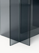 Anouk Modern Cam Yemek Masası 180x90 cm Şık Tasarım