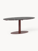 Miley Oval Mermer Yemek Masası 180 x 90 cm