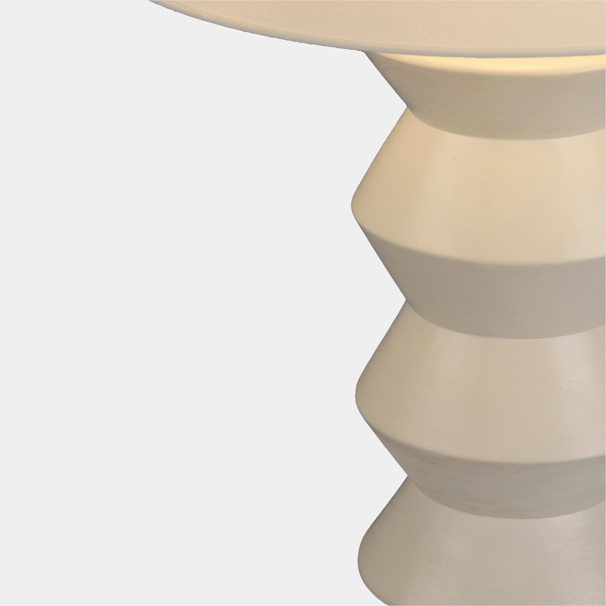 Ibiza Masa Lambasi 1l Matt White Ø20x57,5 Cm E27 Led 1x15w