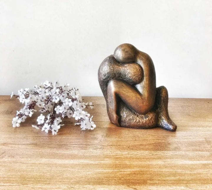 İç İçe Çift Heykel-Heykel-B’art Desing-Siyah-NowShopFun