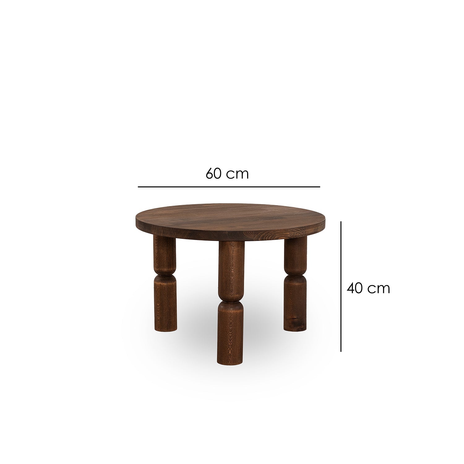 İda Sehpa / Masif 60 Cm.