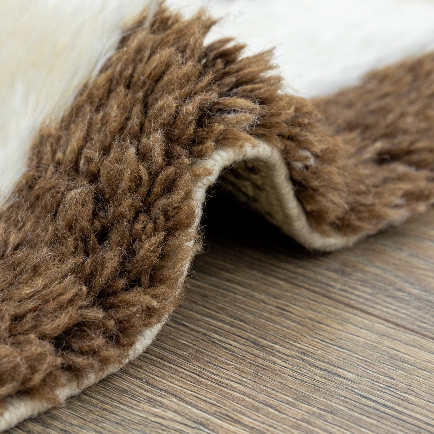 İfran Rustik Desenli El Dokuma Shaggy Halı 85x203 cm