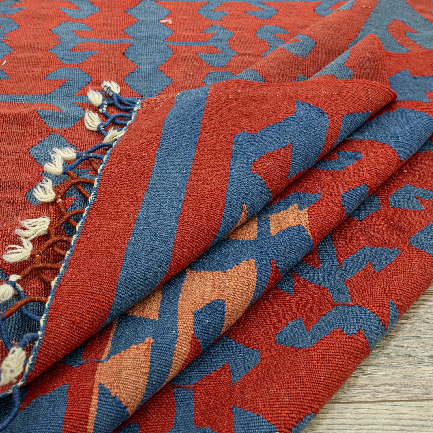 Ihlara El Dokuma Kırmızı Kilim 195x281 Cm