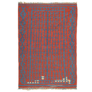 Ihlara El Dokuma Kırmızı Kilim 195x281 Cm