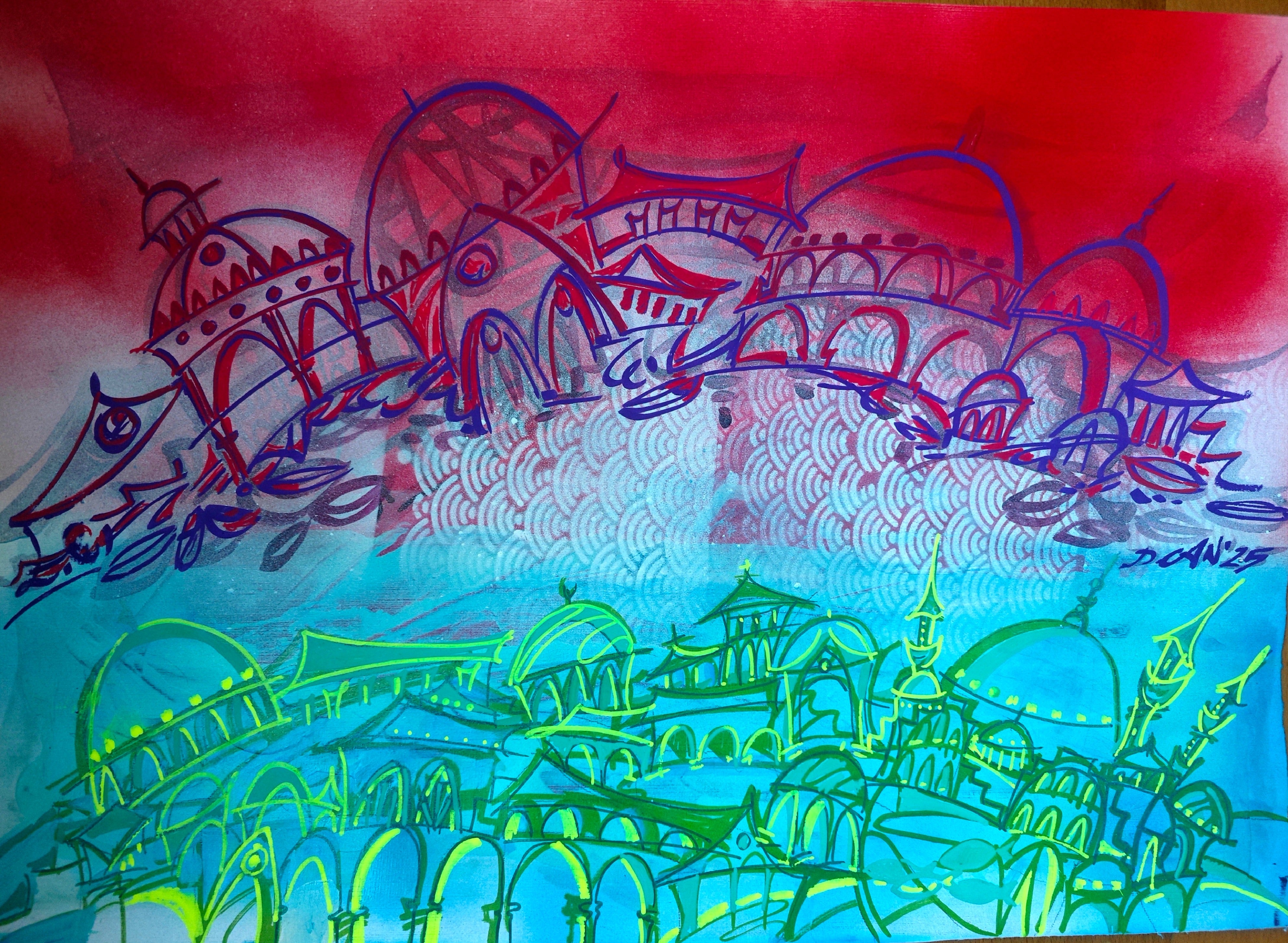 “İki Zamanlı İstanbul” Tablo