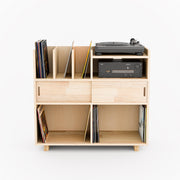 Solid Wood Record Player Stand