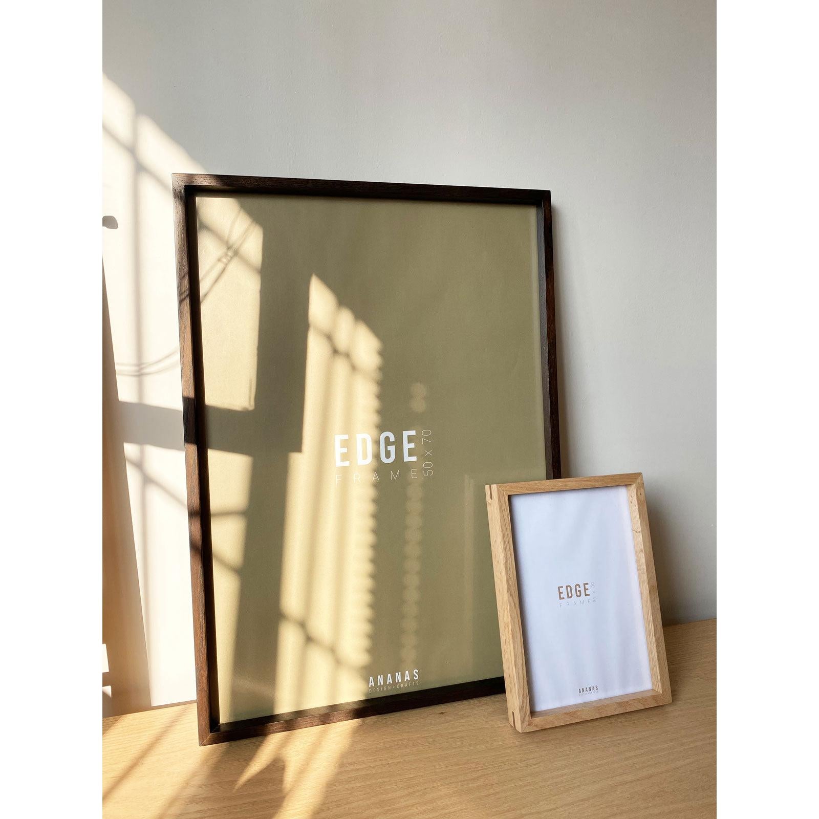 Solid Wood Decorative Frame, Oak – Edge Series