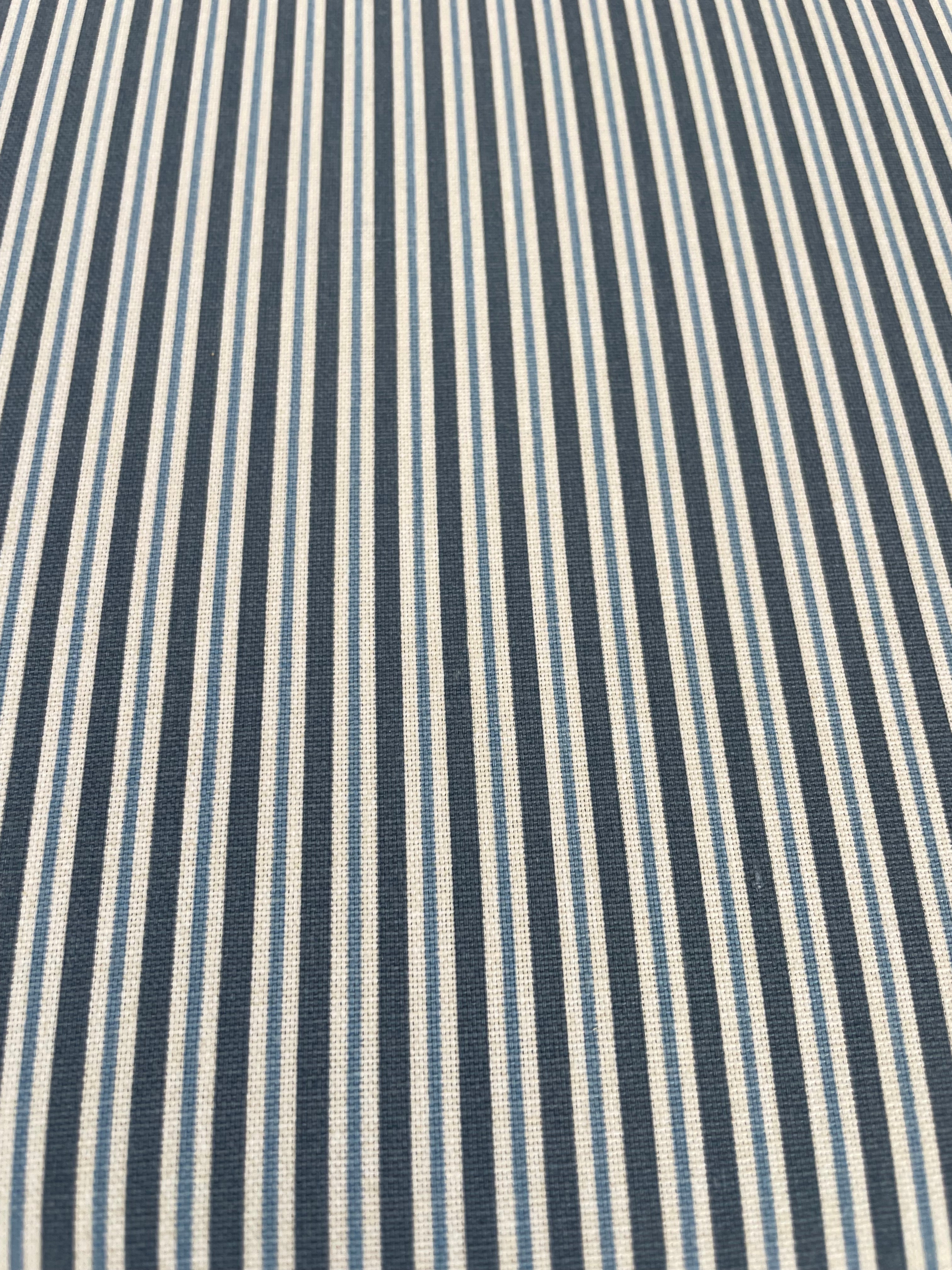 Gigi, 100% Cotton Striped Pouf