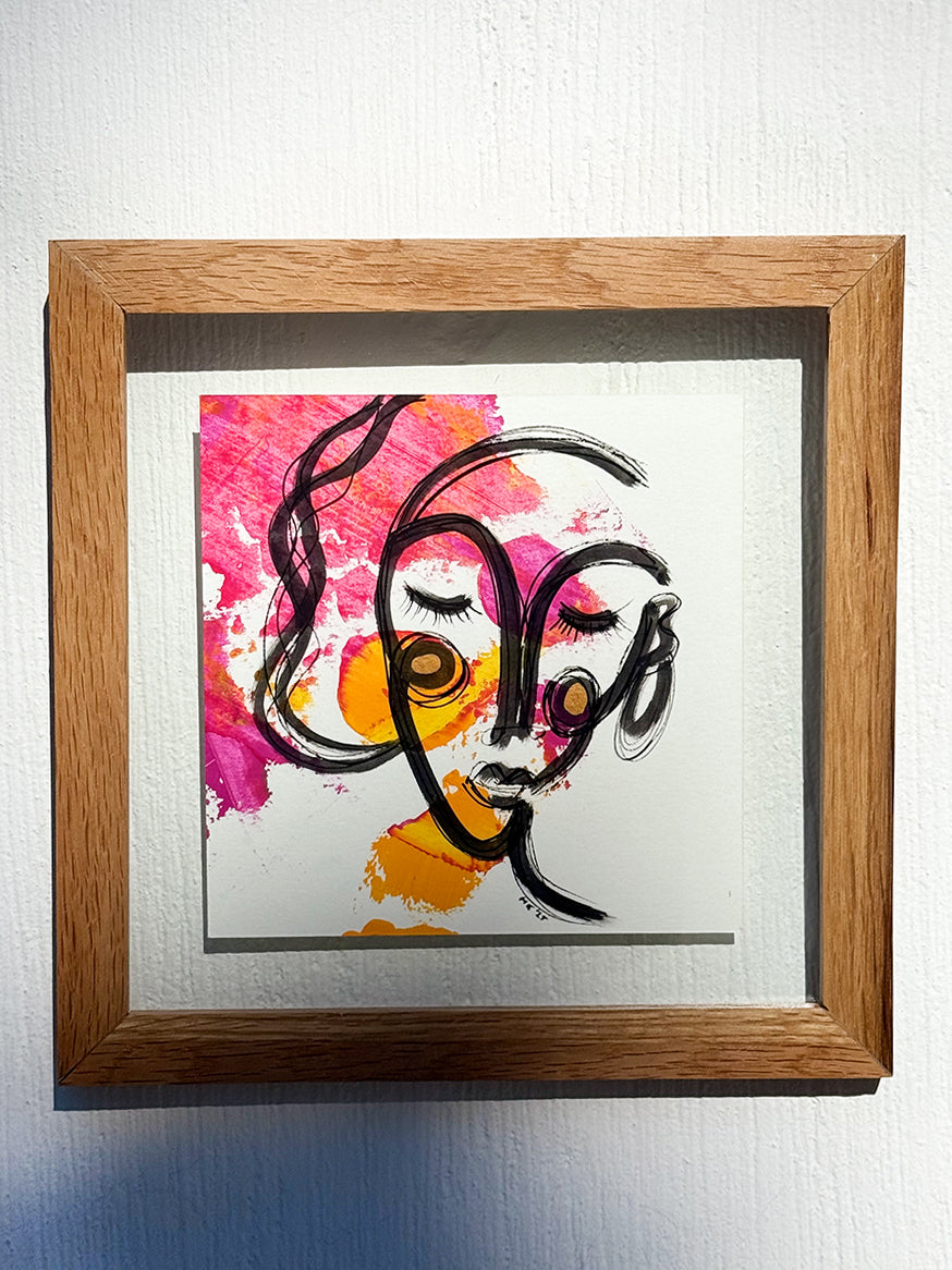 2li Ahşap Çerçeveli Resim | Orijinal İmzalı - 04