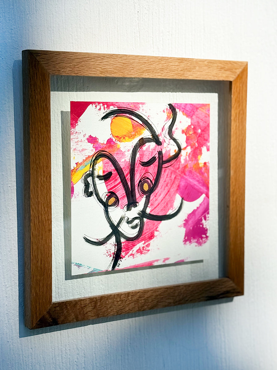 2li Ahşap Çerçeveli Resim | Orijinal İmzalı - 04