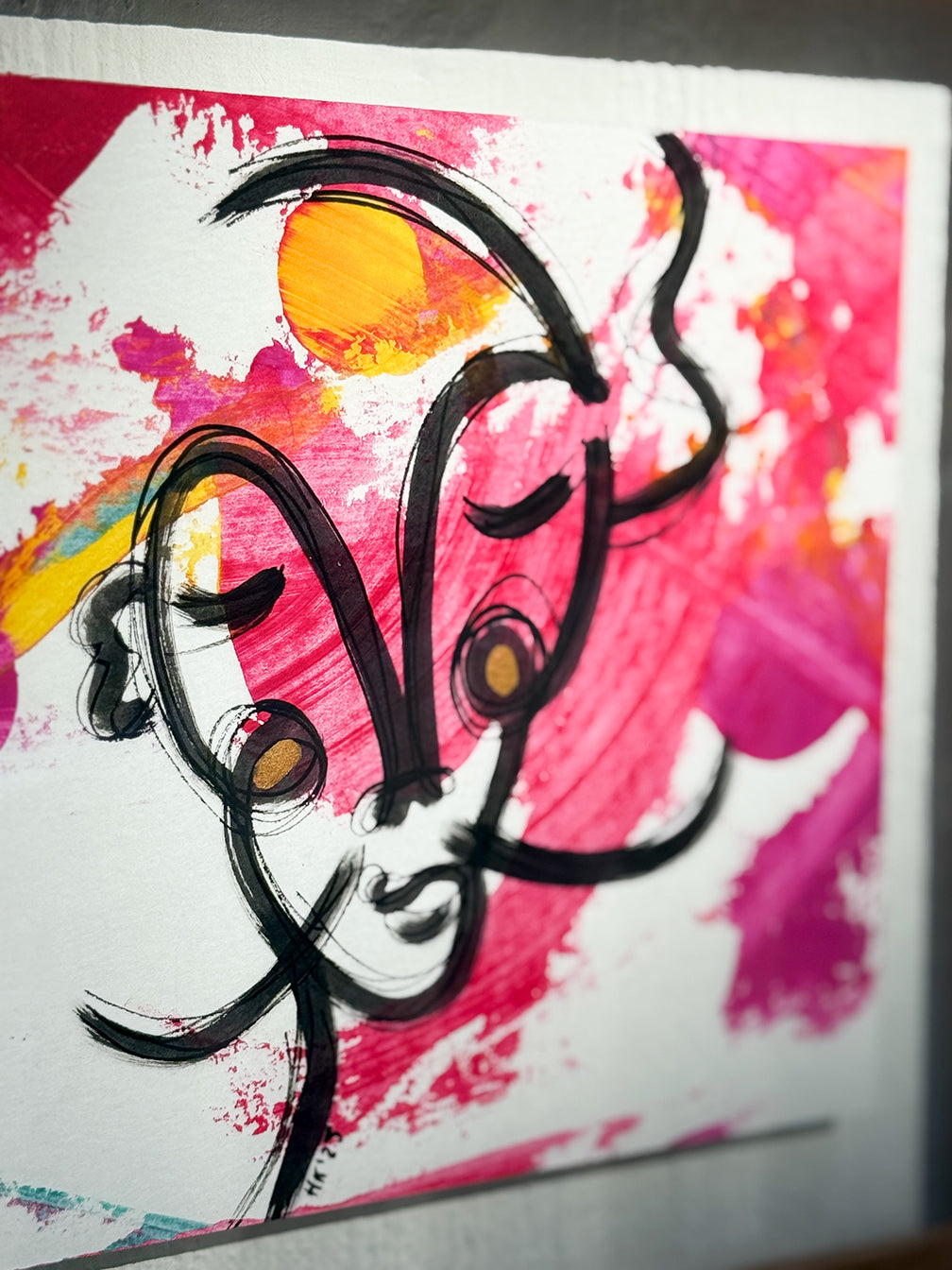 2li Ahşap Çerçeveli Resim | Orijinal İmzalı - 04