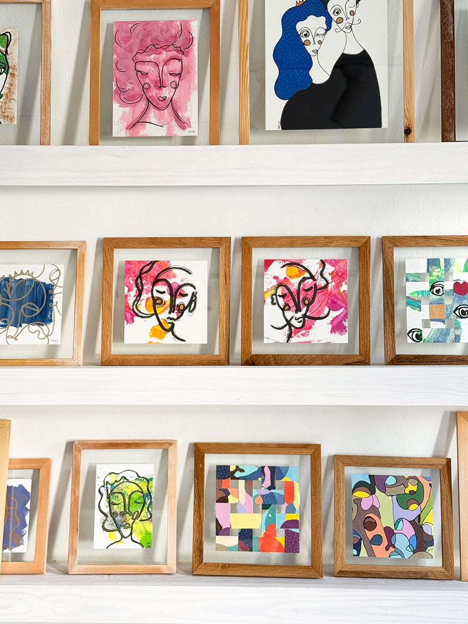 2li Ahşap Çerçeveli Resim | Orijinal İmzalı - 04