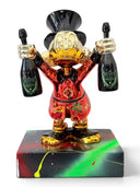 Scrooge Mcduck Graffiti Özel Tasarım 1. Edition | İmzalı Kaideli Heykel