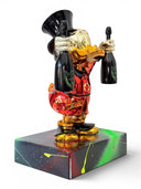 Scrooge Mcduck Graffiti Özel Tasarım 1. Edition | İmzalı Kaideli Heykel