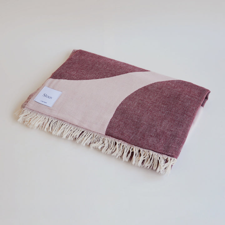 Fleur Jacquard Throw Örtü