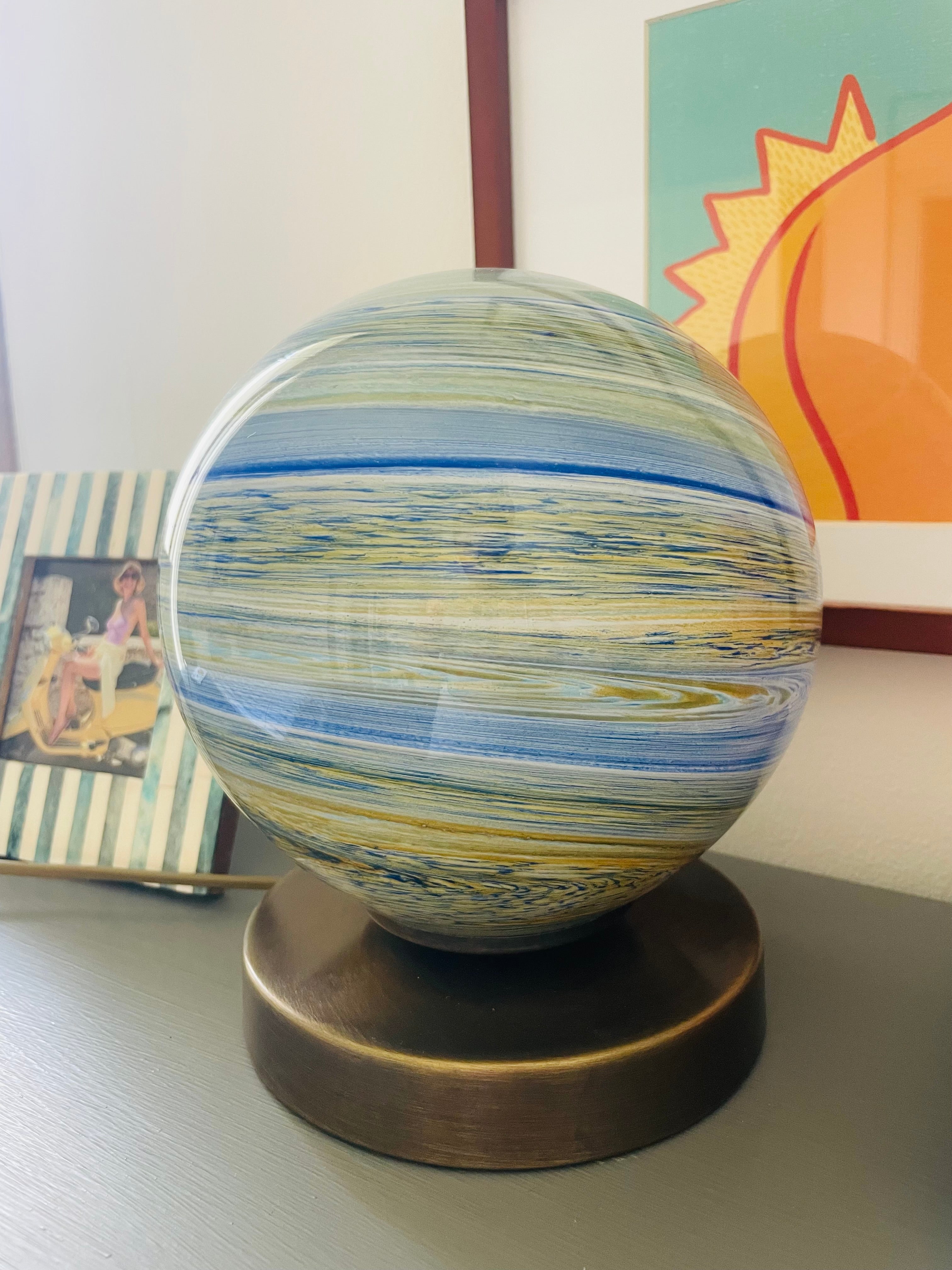 Jupiter, %100 El Yapimi  Masa Lambası