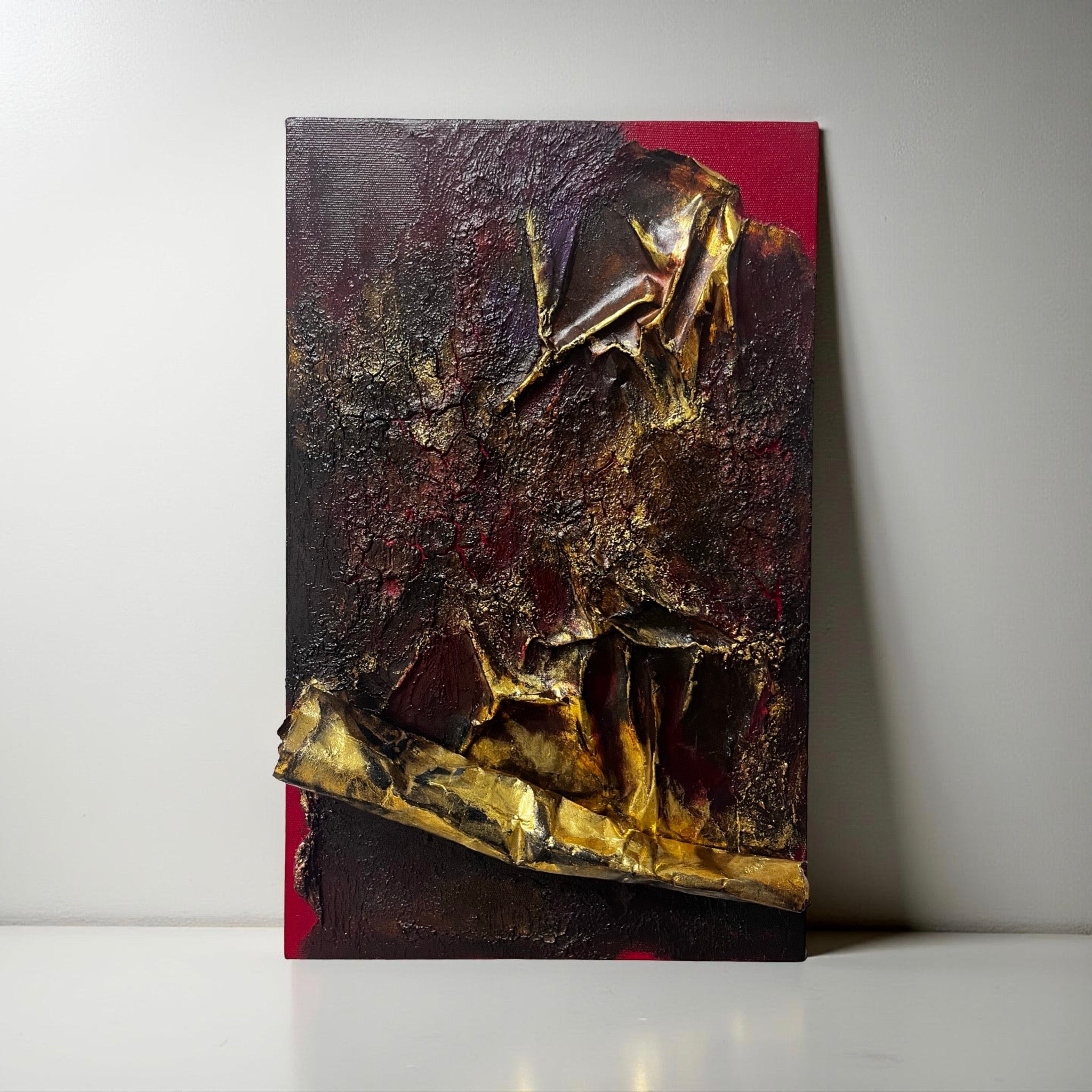 Soyut Dokulu Tablo Xiii