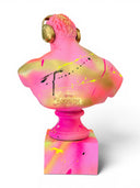 Alec Monopoly Tarzı Graffiti Pembe Herkül Heykeli