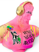 Alec Monopoly Tarzı Graffiti Pembe Herkül Heykeli