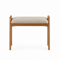Kulplu Beygir Puf-Puf-NOW FURNITURE-Meşe-NowShopFun