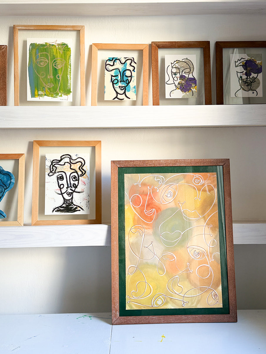 Ahşap Çerçeveli Resim | Orijinal İmzalı - 52