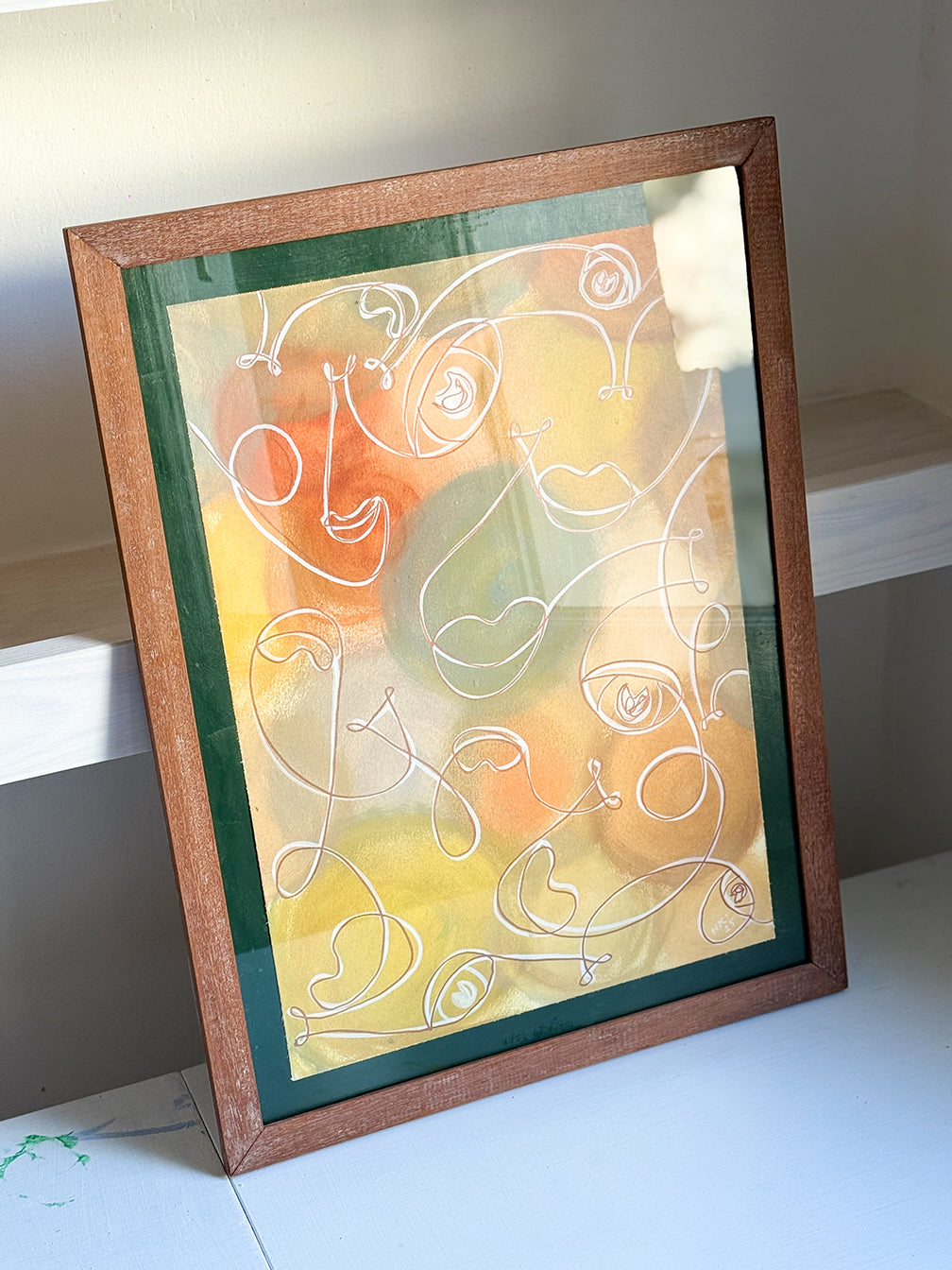 Ahşap Çerçeveli Resim | Orijinal İmzalı - 52