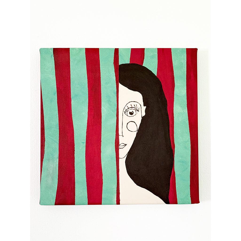 Kanvas Renkli Portre Serisi - 26