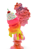 Venüs Heykeli | Pembe Kremalı Dondurma Detaylı Pop Art Büst
