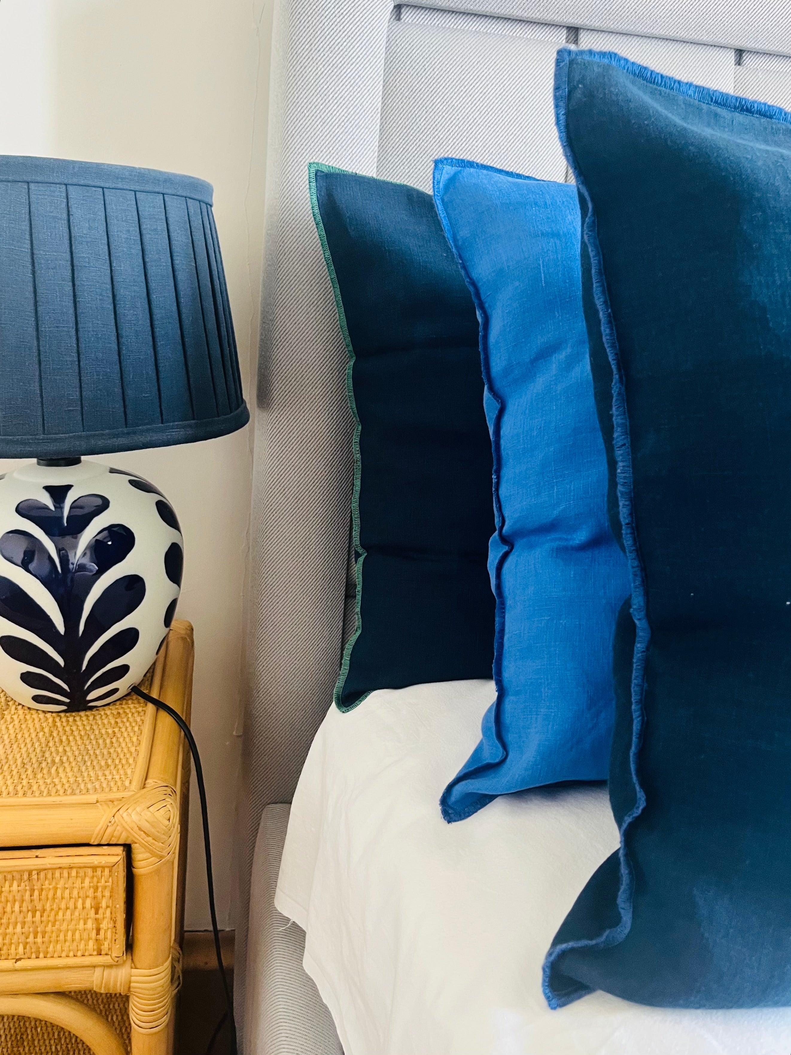 100% Linen Cushion Cover Set of 3