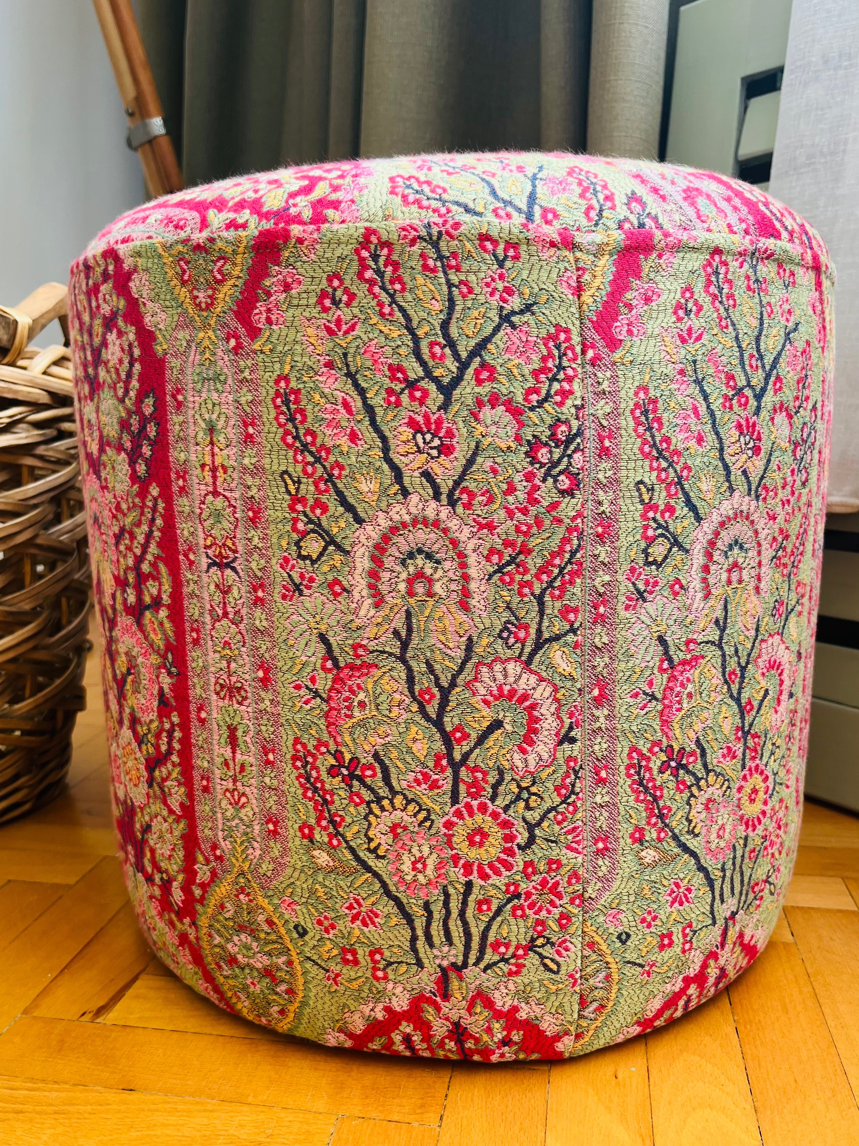 Gigi, 100% Handwoven Pouf/Stool
