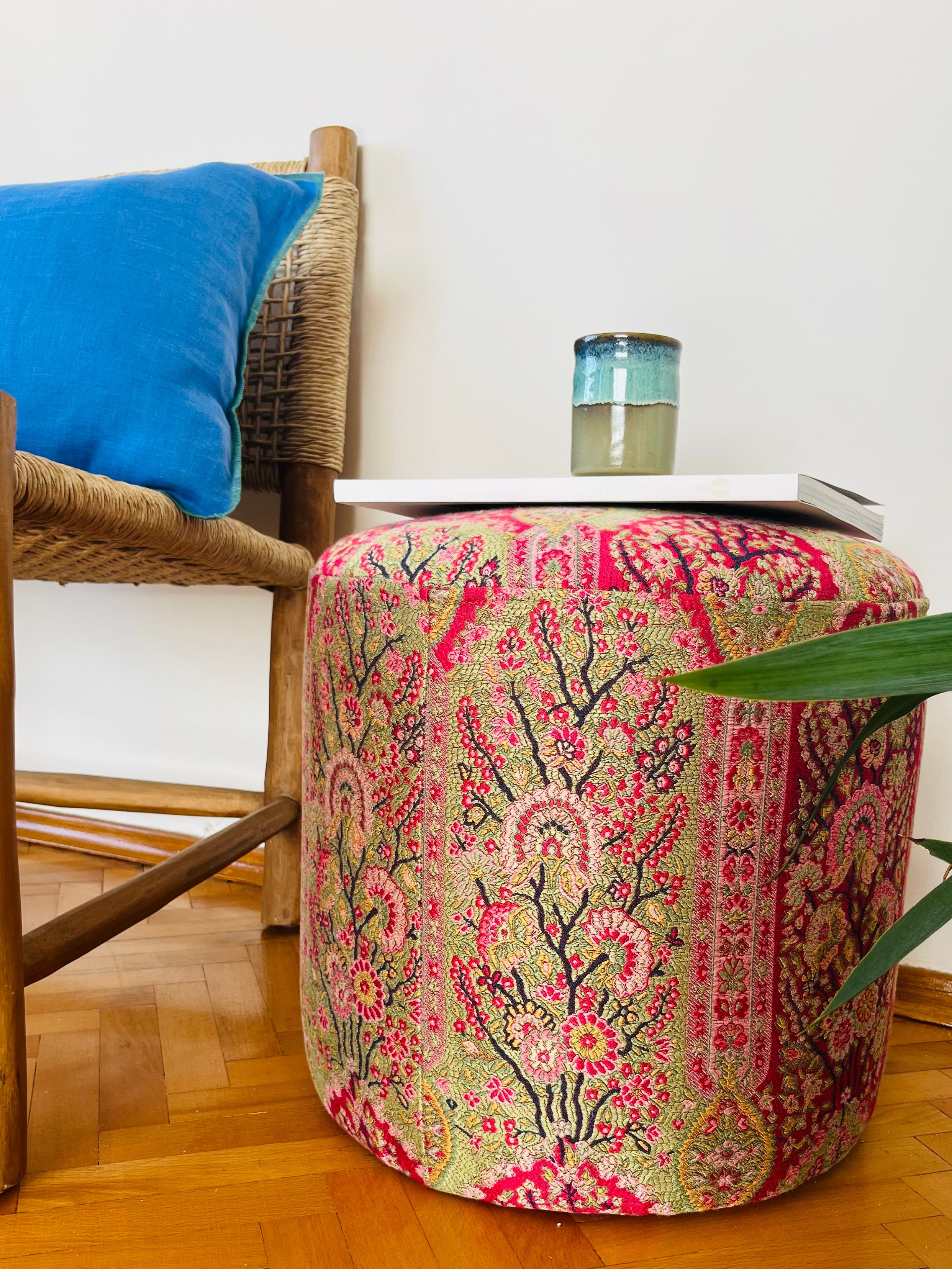 Gigi, 100% Handwoven Pouf/Stool