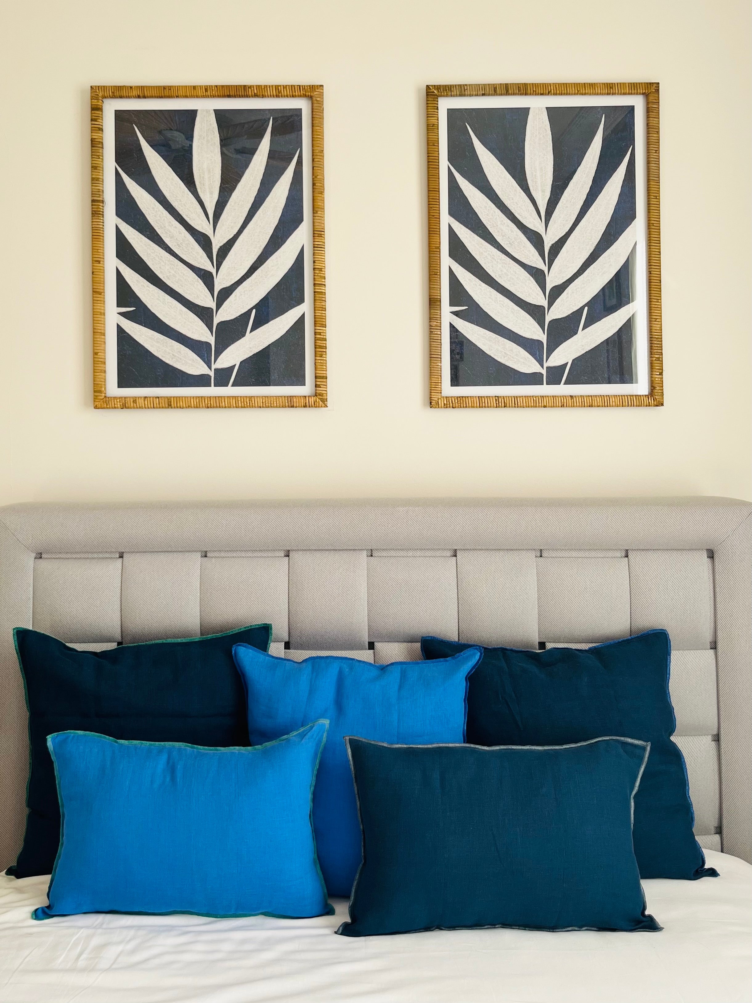 100% Linen Cushion Cover Set of 3