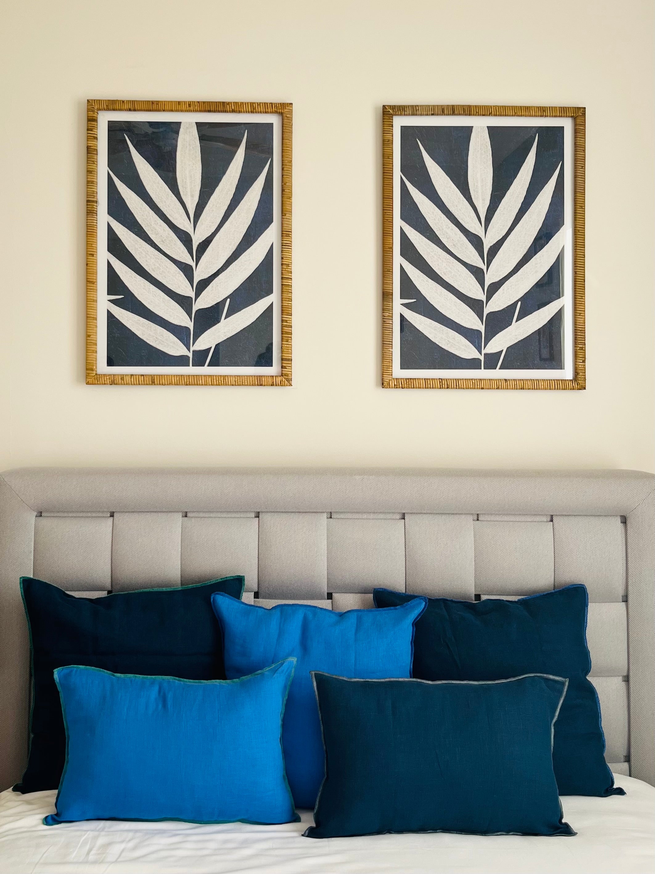 100% Linen Cushion Cover Set of 3