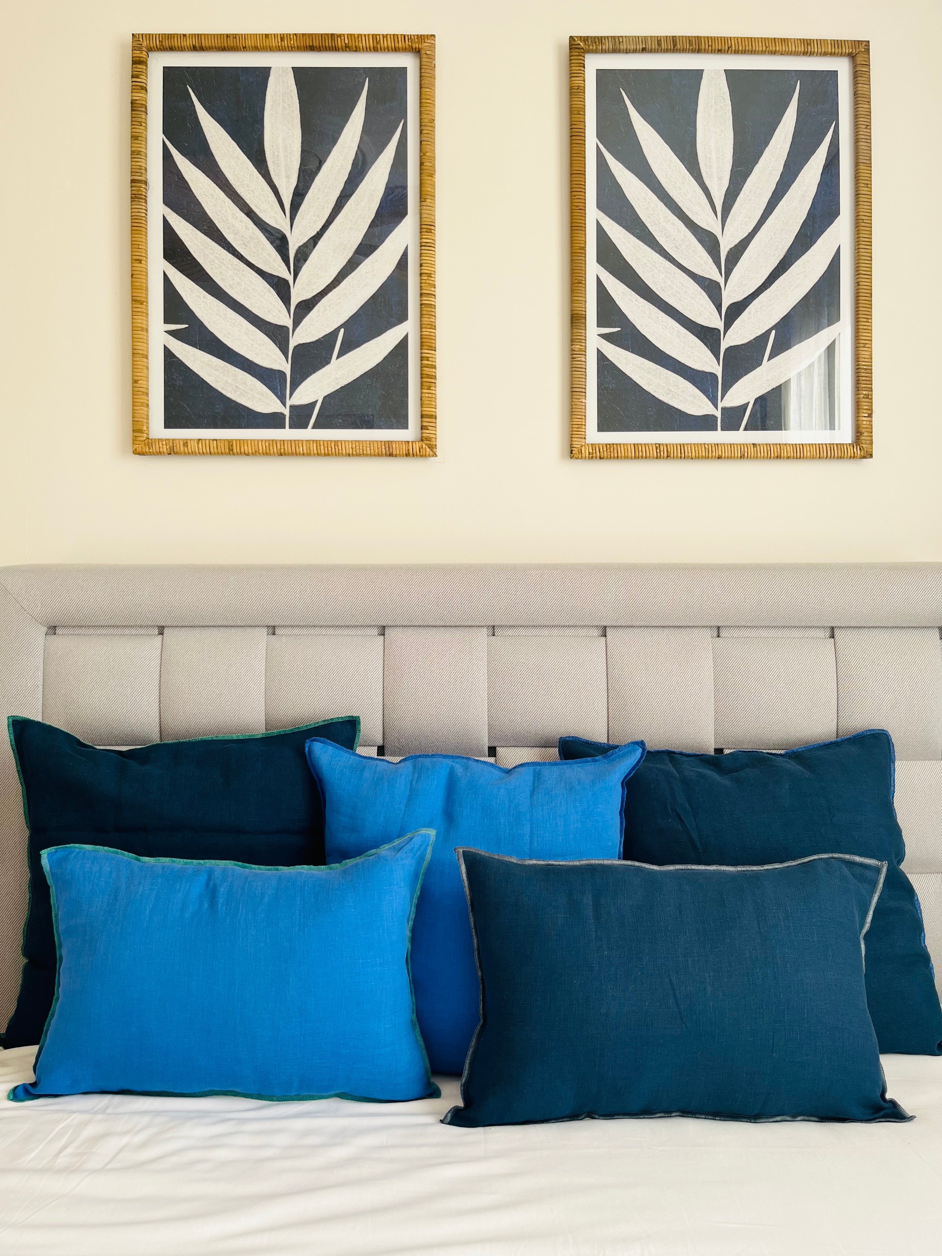 100% Linen Cushion Cover Set of 3