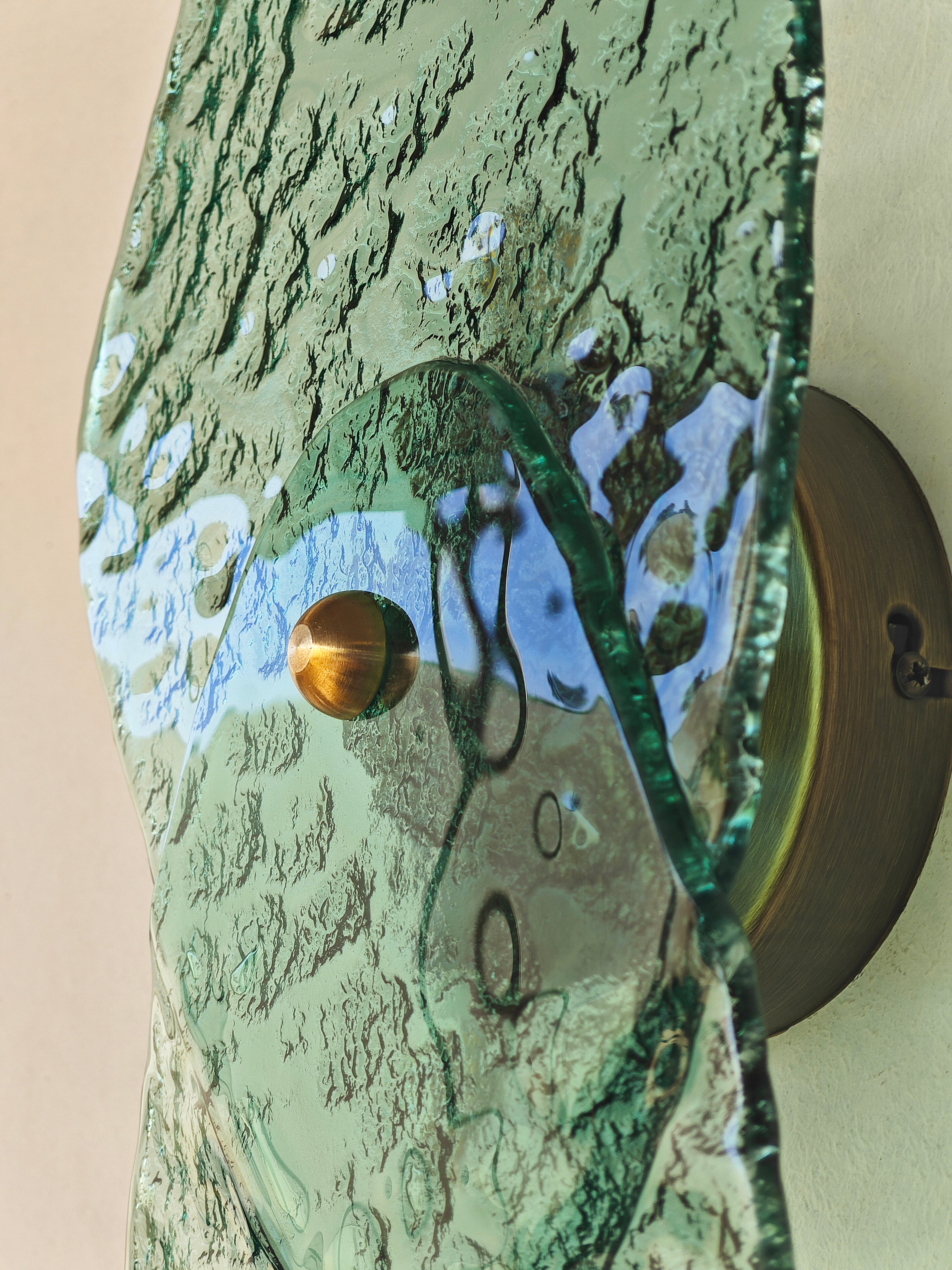 Farfalla El Yapımı Cam Aplik