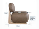 Forma N°1 Vizon %100 Deri Berjer-