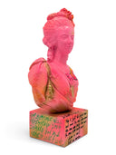 Marie Antoinette Heykeli | Pembe Graffiti & Pop Art Büst