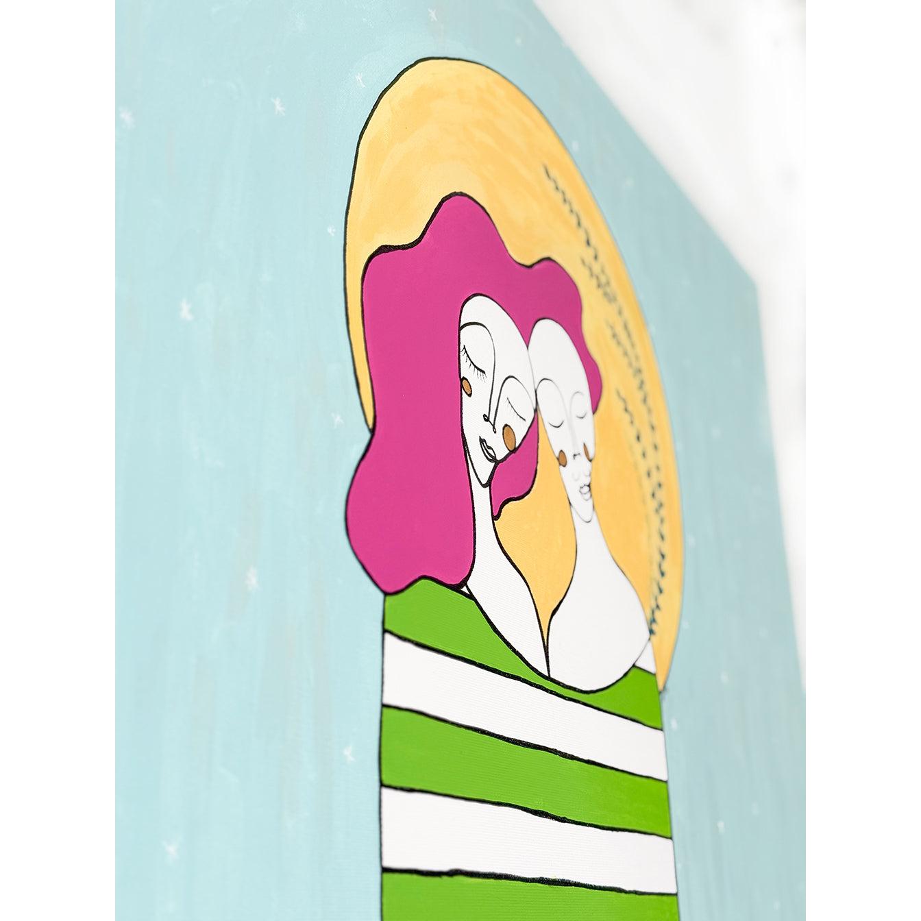 Kanvas Renkli Portre Serisi - 07